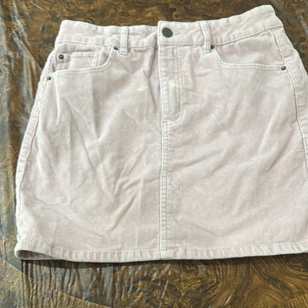 Garage White Mini Skirt Casual Resort Wear